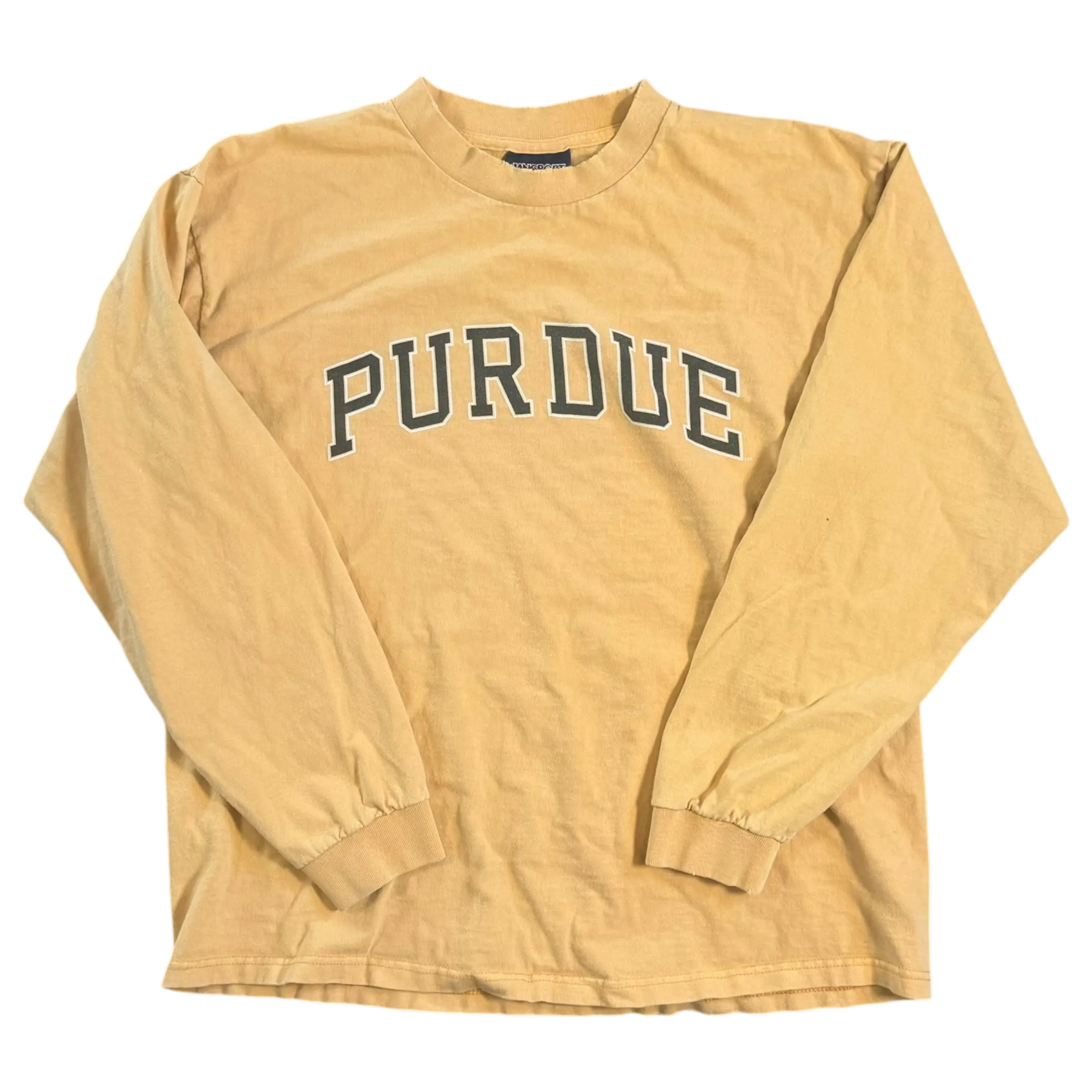 Vintage Purdue Yellow Long Sleeve Shirt Jansport