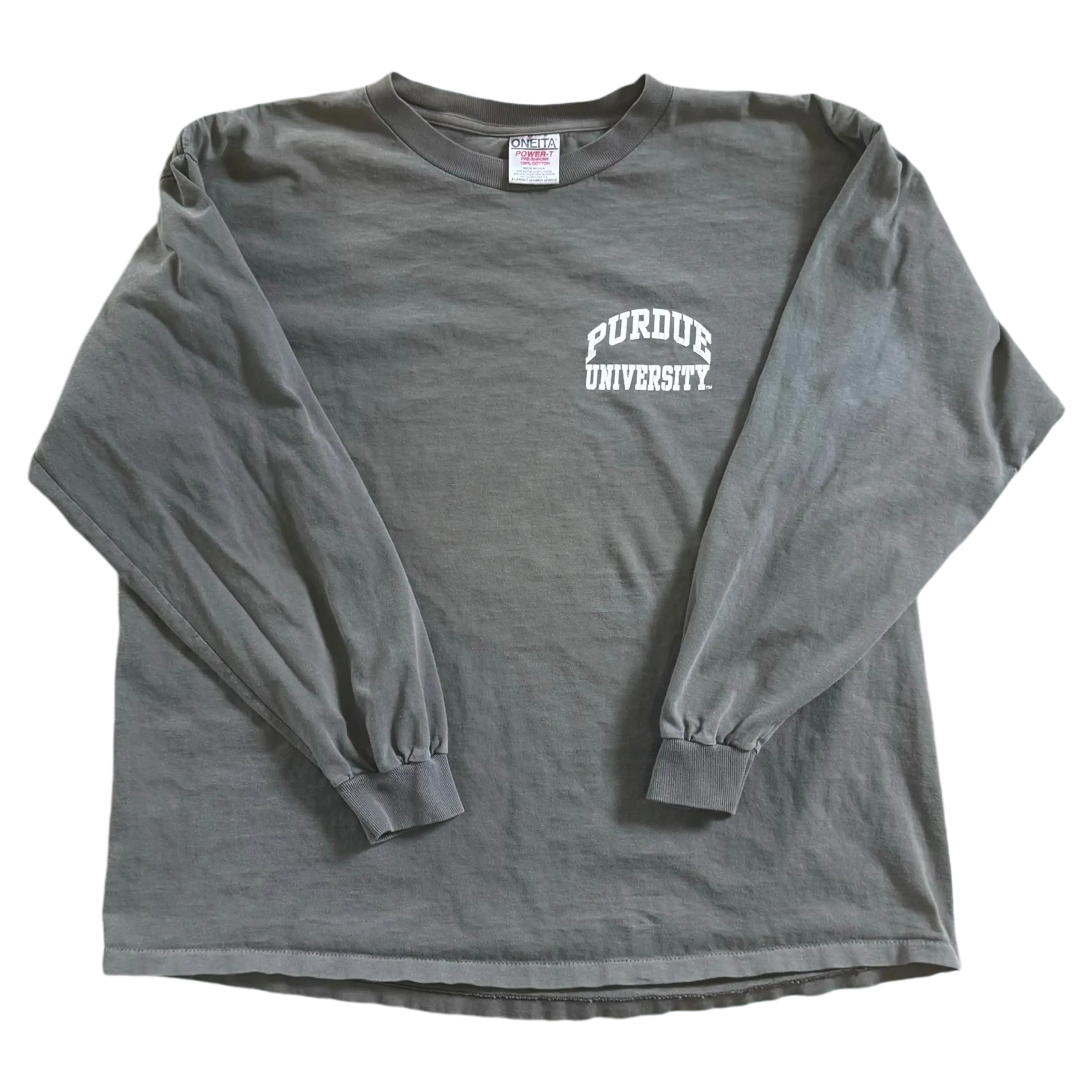 Chest Logo Long Sleeve Oneita