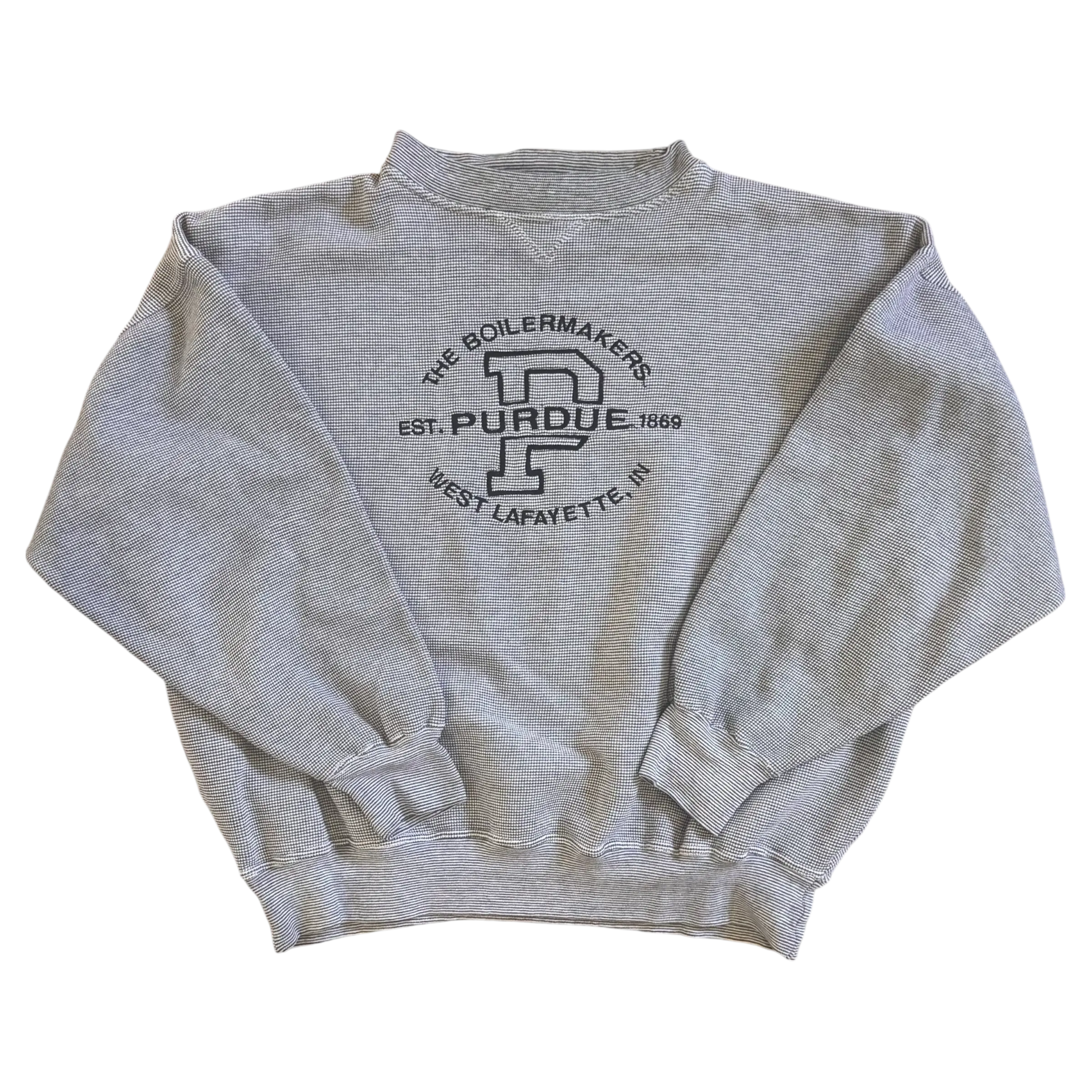 Vintage Purdue Boilermakers Sweatshirt – Cable Sportswear – Size XL – Classic Collegiate Graphic Crable Sportswear