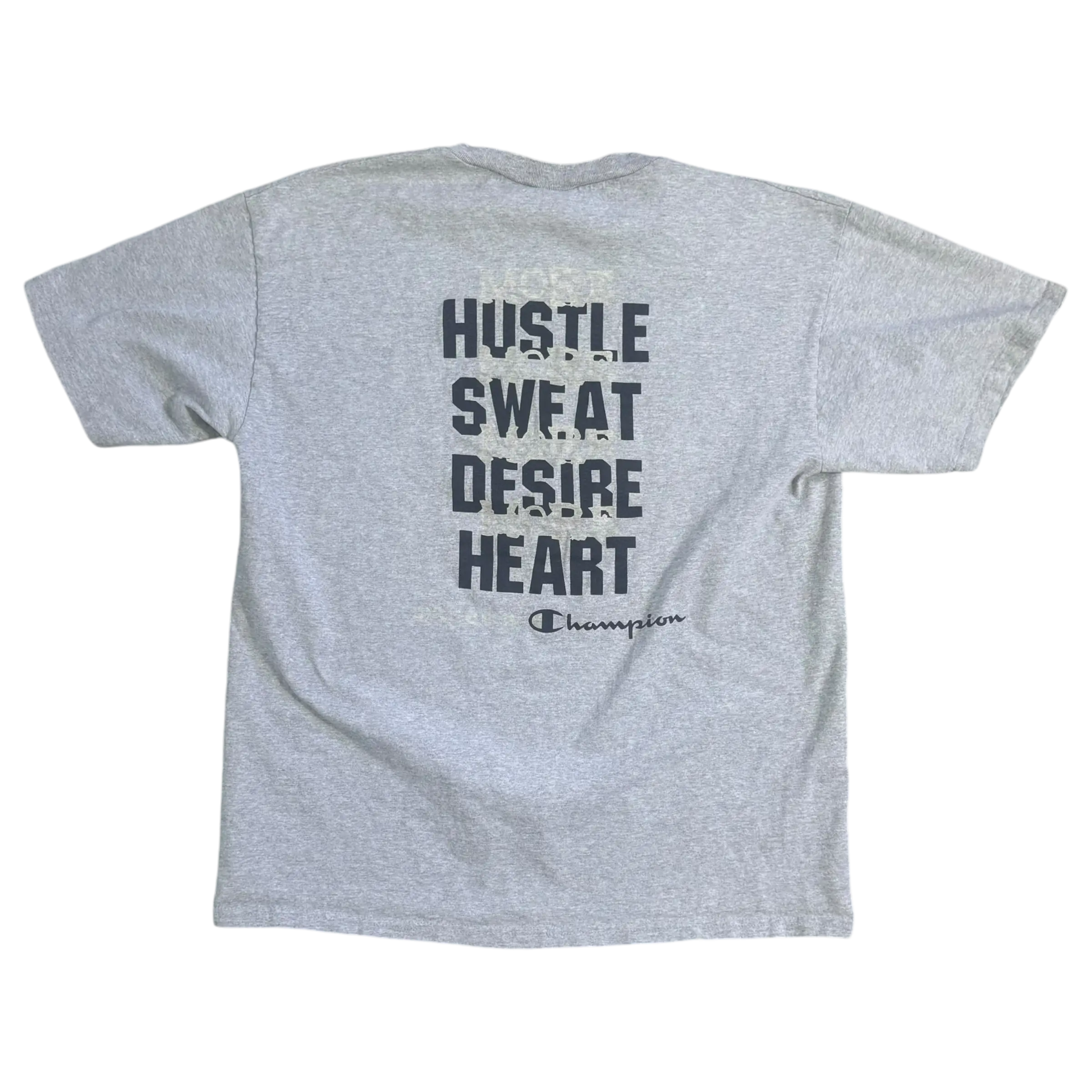Hustle, Sweat, Desire, Heart Tee Champion