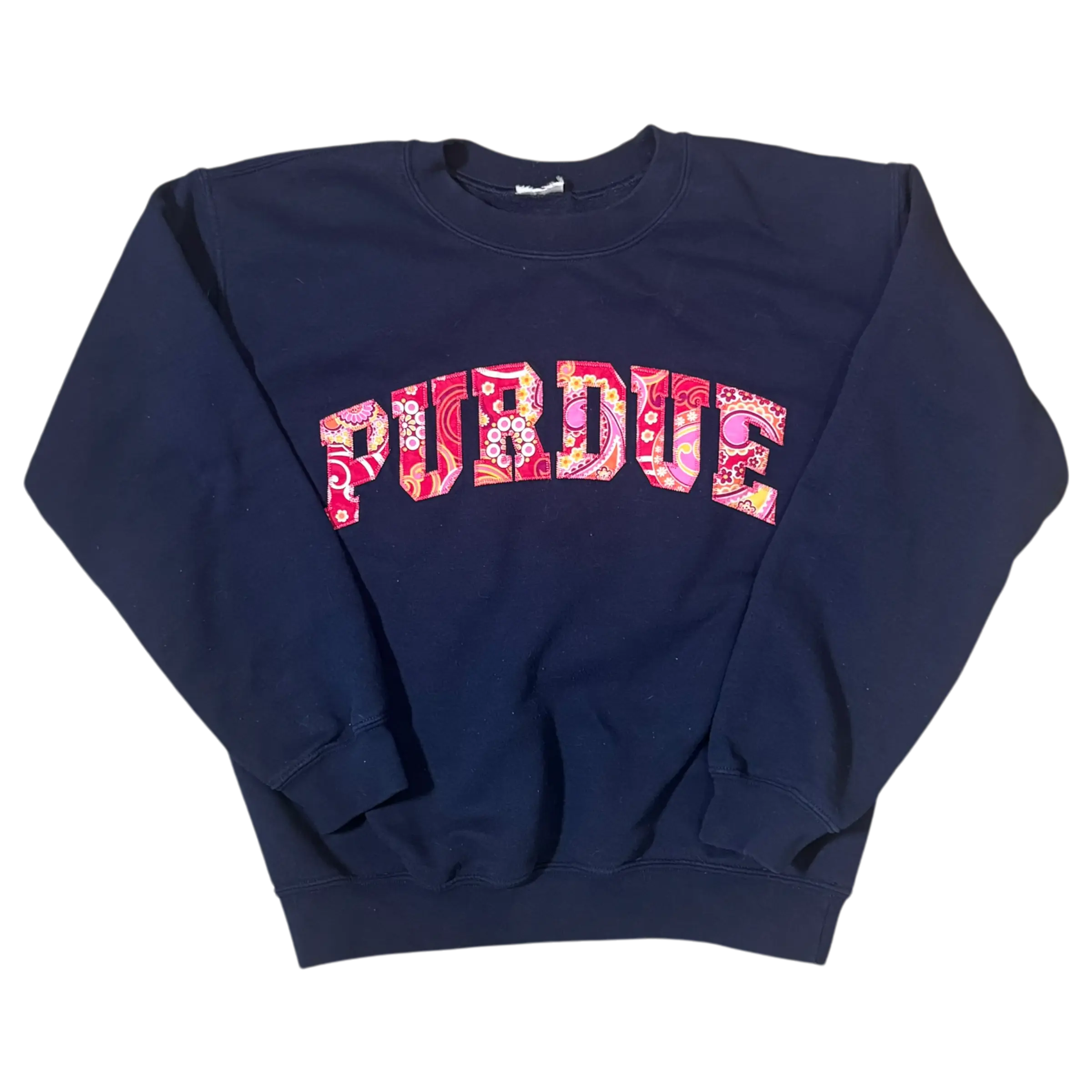 Floral Lettering Crew Russell Athletic