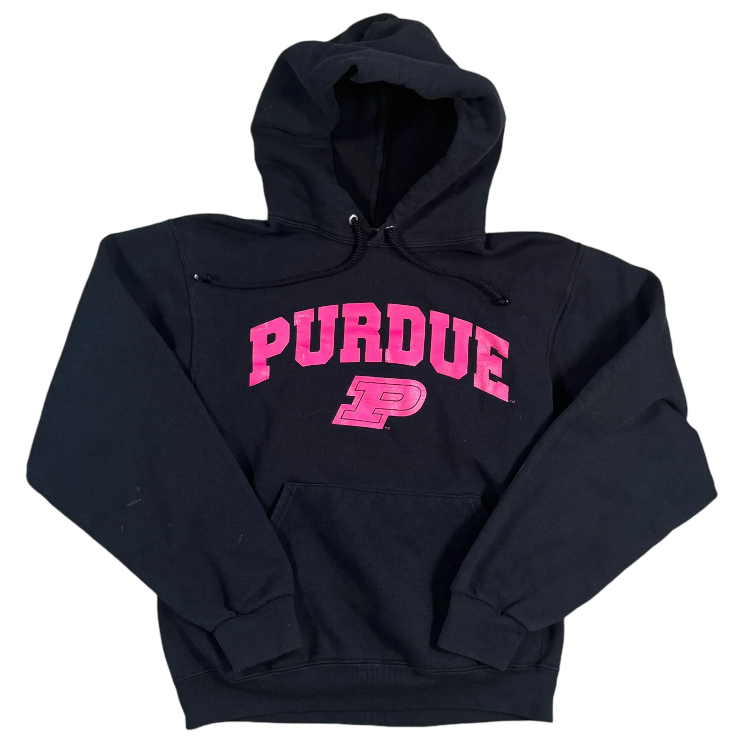 Pink Lettering Hoodie Jerzees