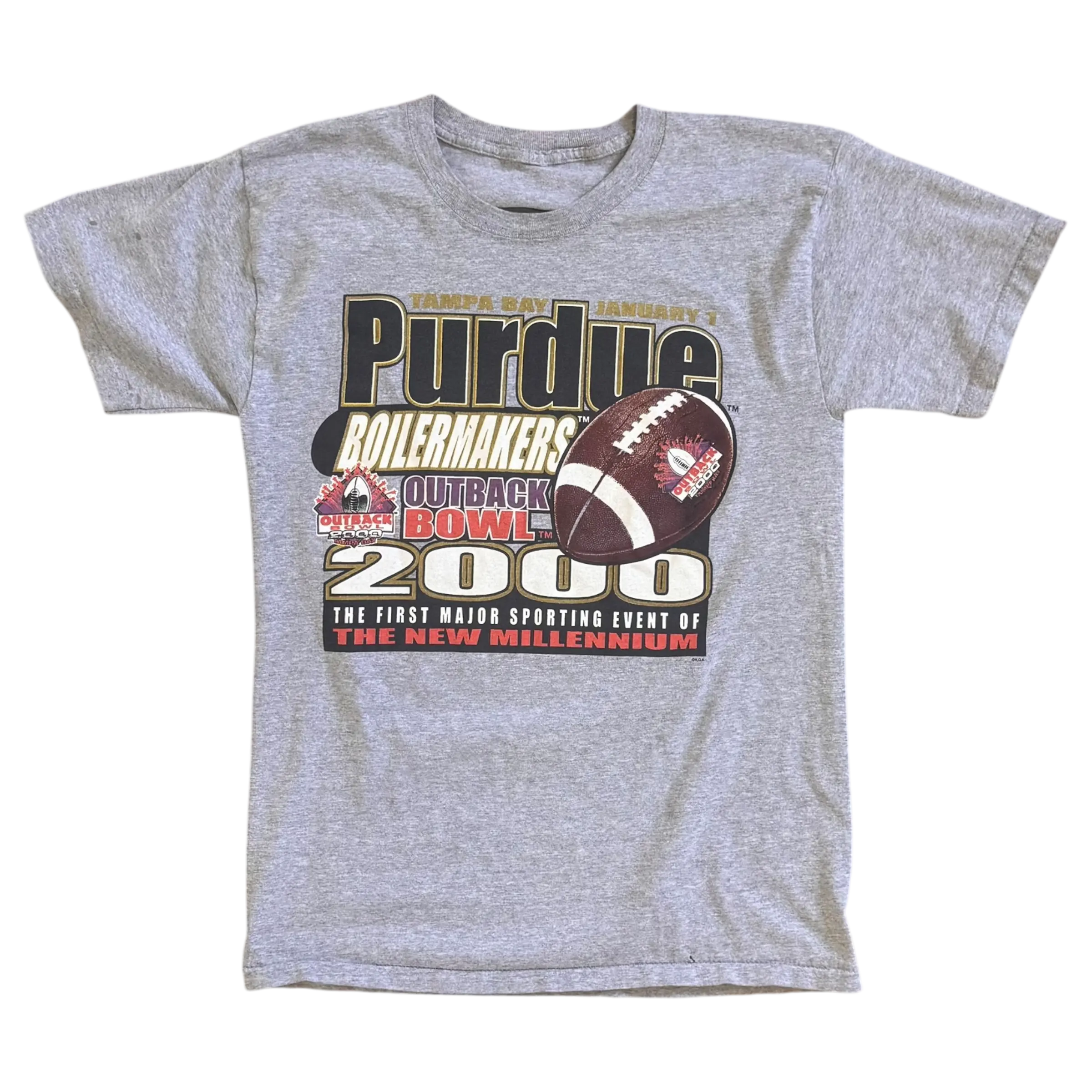 Purdue Boilermakers Outback Bowl 2000 T-Shirt – Medium Vintage JanSport Jansport