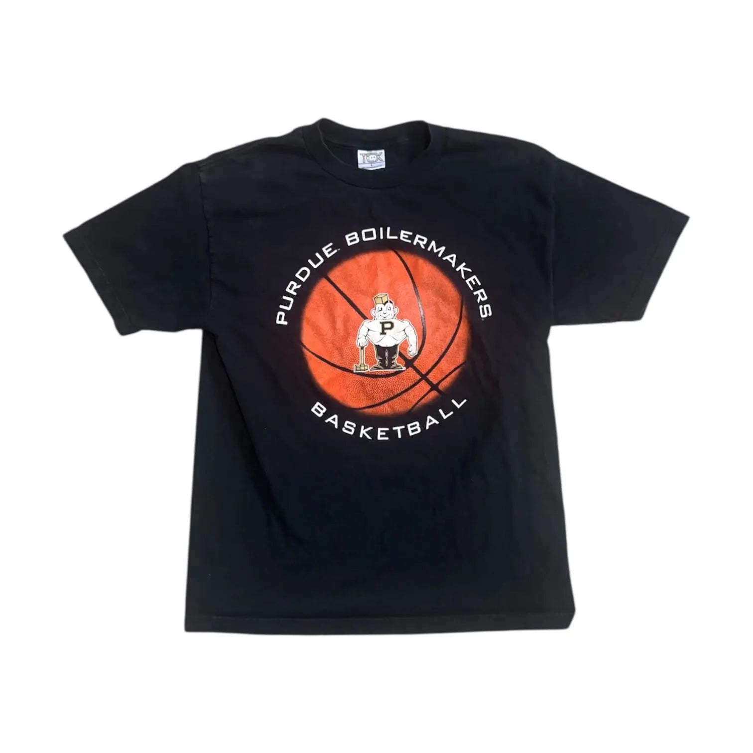 Vintage Purdue Boilermakers Basketball Tee – Big Basketball Graphic TCX