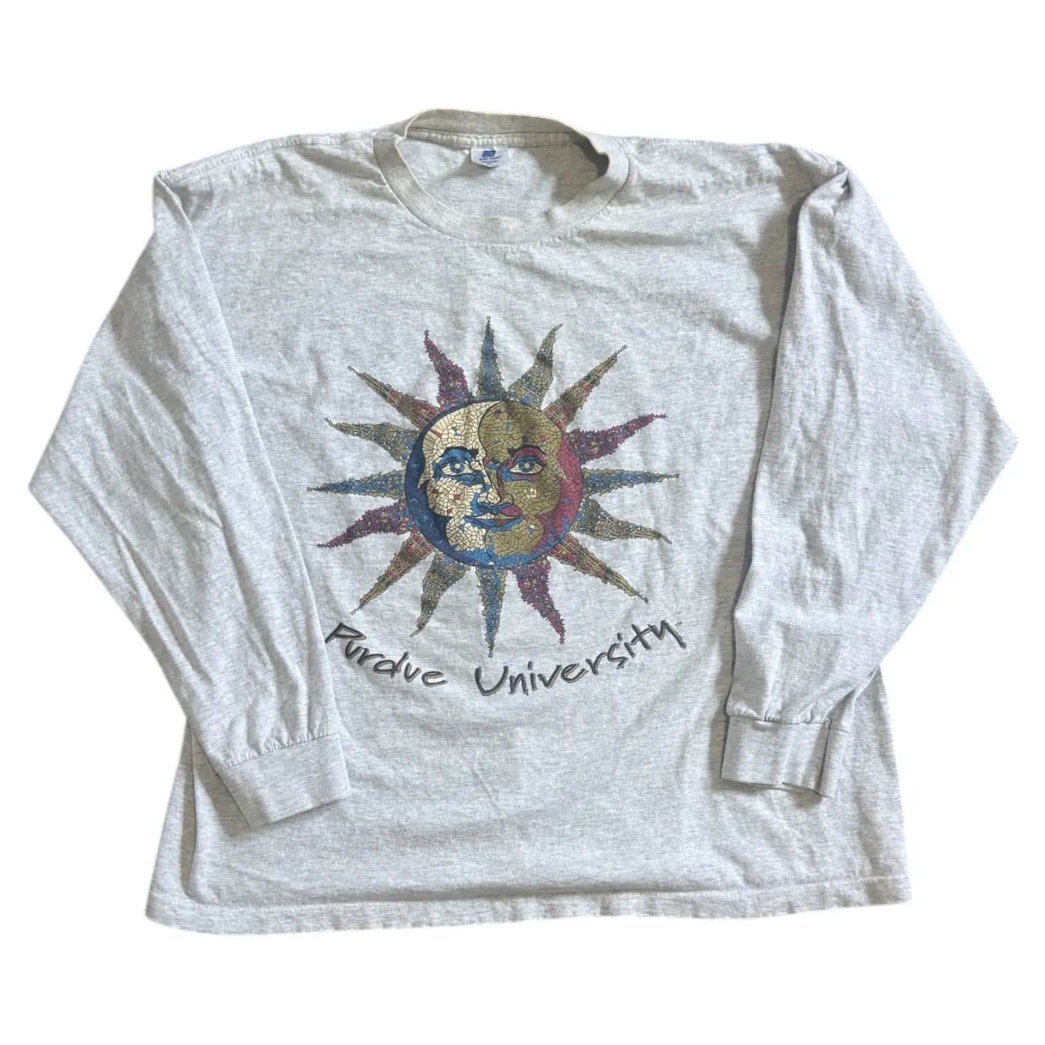 Vintage Purdue University Sun & Moon Long Sleeve Shirt Jansport