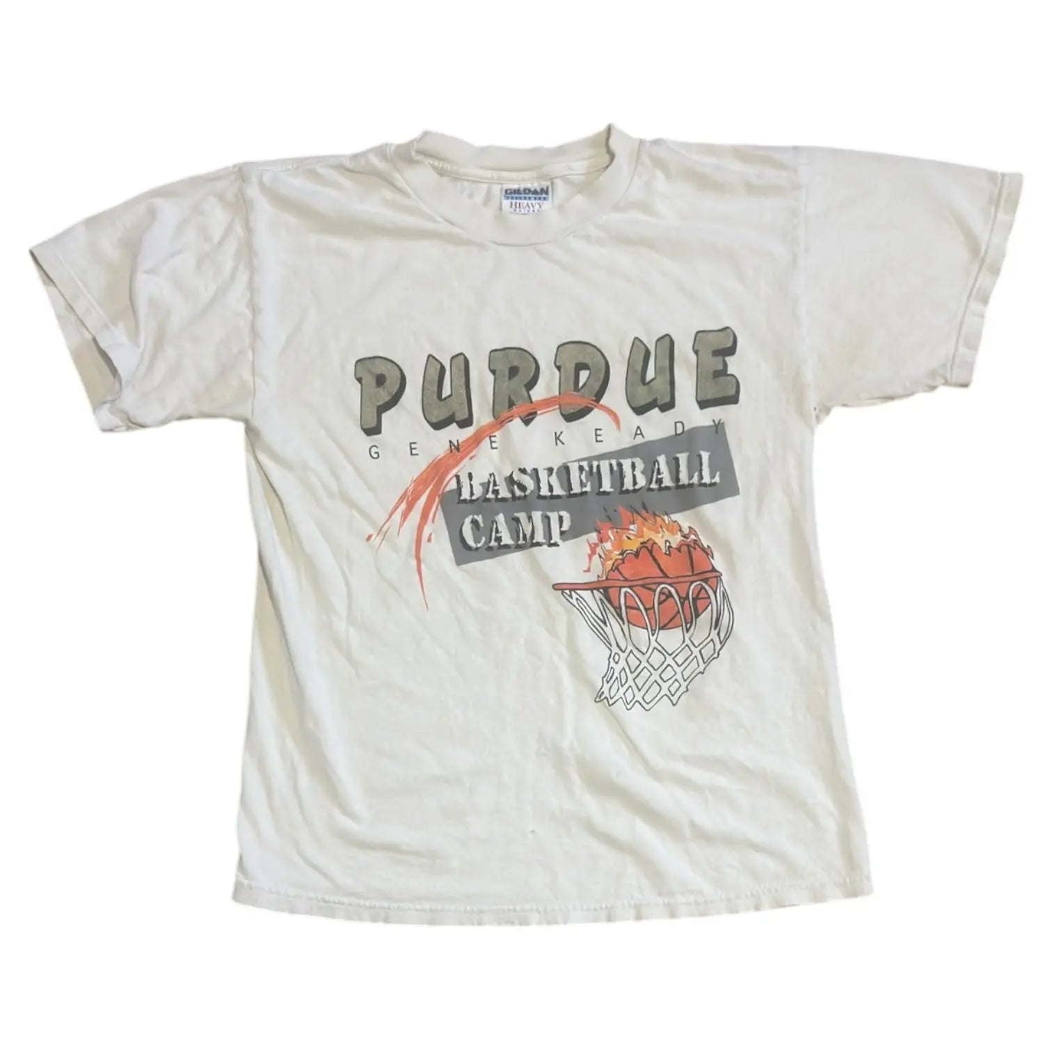 Vintage Purdue Gene Keady Basketball Camp T-Shirt Gildan