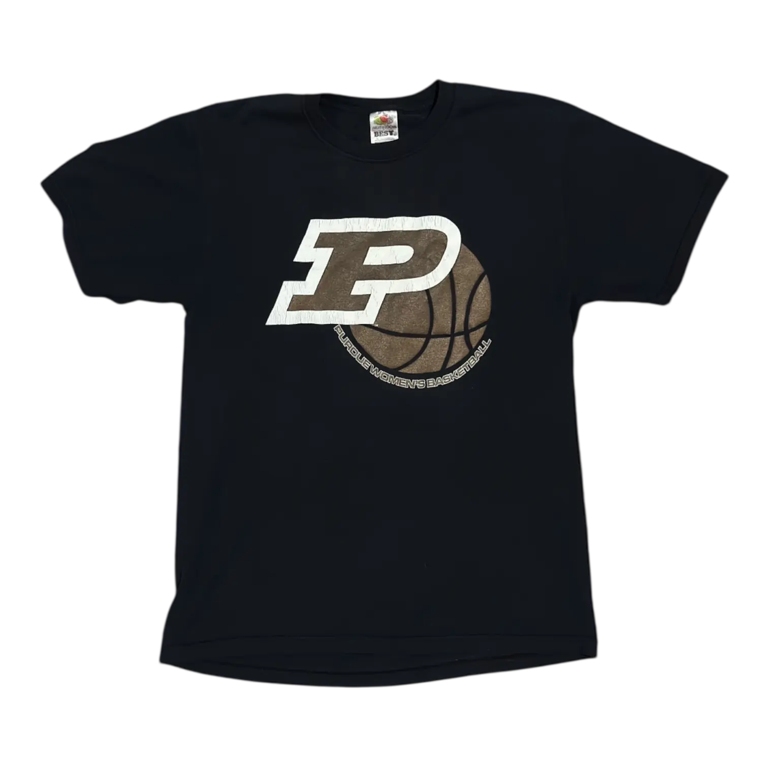 Vintage Purdue Women’s Basketball Graphic T-Shirt Fruit of the Loom
