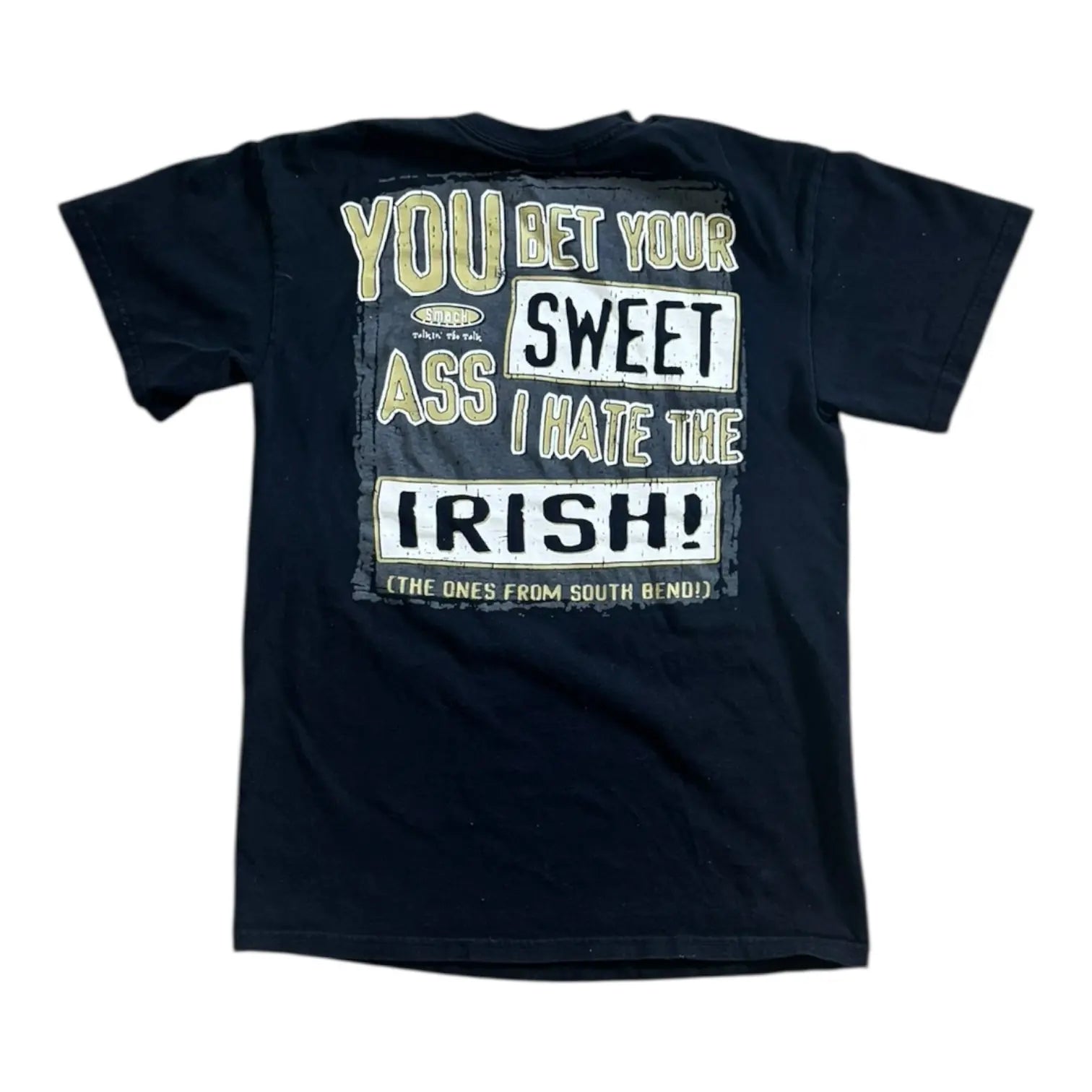 Purdue vs Notre Dame Rivalry T-Shirt – “I Hate the Irish” Graphic Tee (Small) Gildan